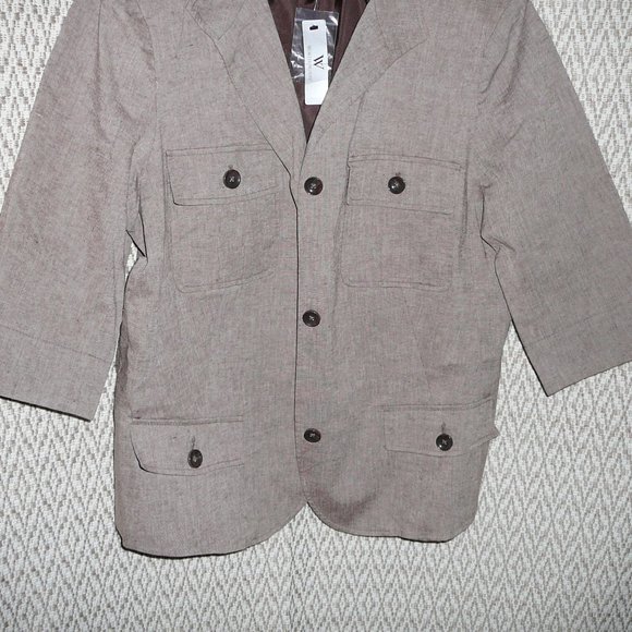 Worthington 3/4 Sleeve Blazer Suit Jacket XL NWT - Picture 3 of 9